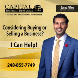 Capital Business Brokerage featuring Sanad Affara